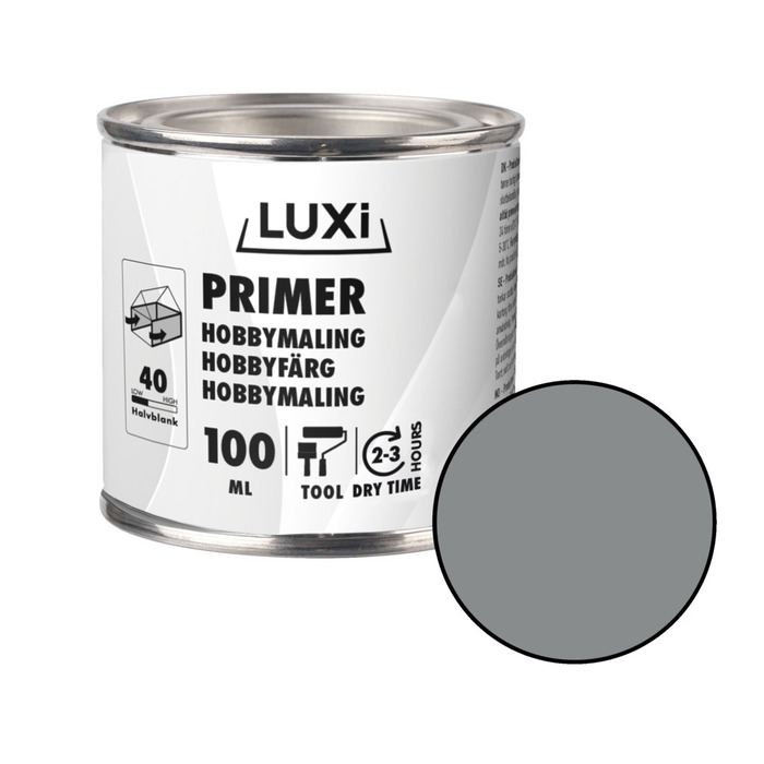 Primer t/hobbymaling 100 ml - Luxi